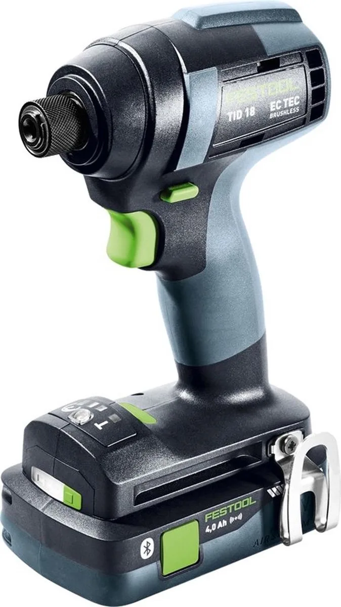 TID 18 HPC4,0 I-Plus 18V Li-Ion accu slagschroevendraaier set (2x 4,0Ah) in systainer - 180Nm - 8x220mm - koolborstelloos von Festool – Produktbild
