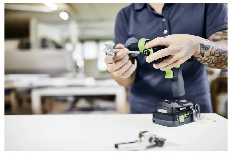 TPC 18/4 4,0/5,0 I-Set QUADRIVE Accu klop-/schroefboormachine 18V 4.0/5.0Ah in Systainer - 577621 von Festool – Produktbild 2 von 2