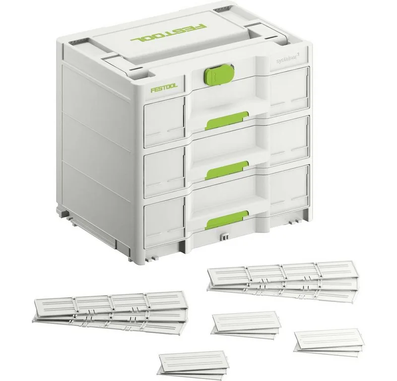 Transportbehälter Systainer SYS3-SORT/3 M 337 Transportkiste (L x B x H) 396 x 296 x by Festool – product image
