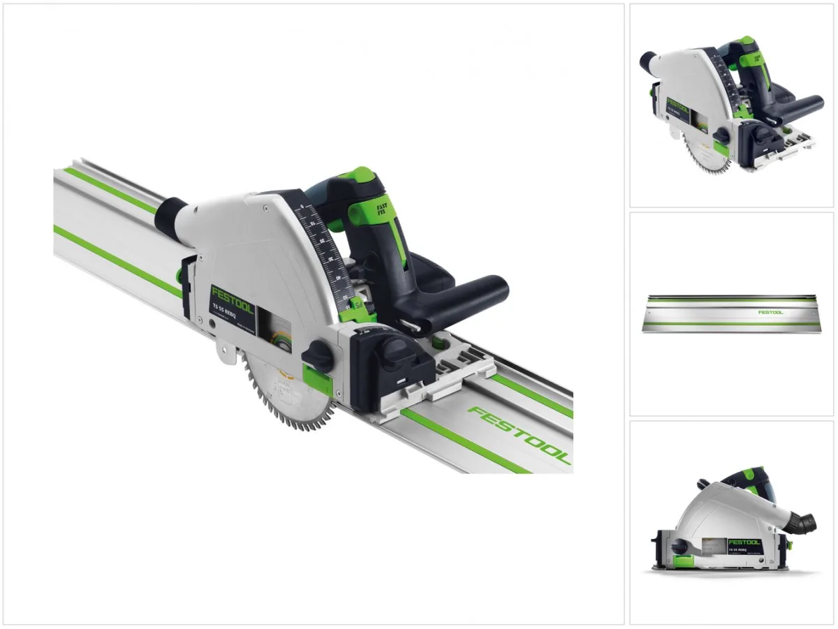 TS 55 REBQ-Plus-FS Invalzaag - incl. geleiderail fra Festool – produktbillede