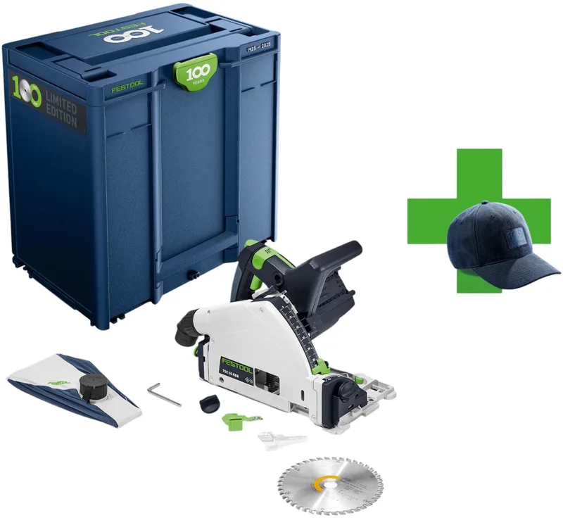 TSC 55 KEB-Basic 100Y Limited Edition accu invalzaag 18V basic body in systainer - 578223 von Festool – Produktbild