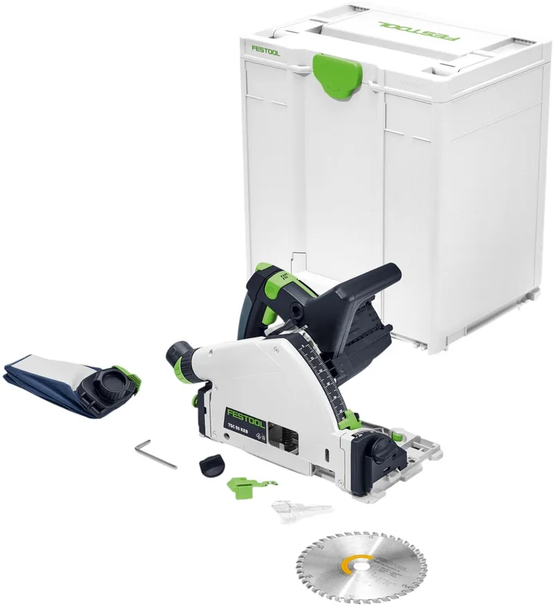 TSC 55 KEB-Basic Accu invalzaag 2x18V Basic Body in Systainer - 578738 van Festool – productafbeelding