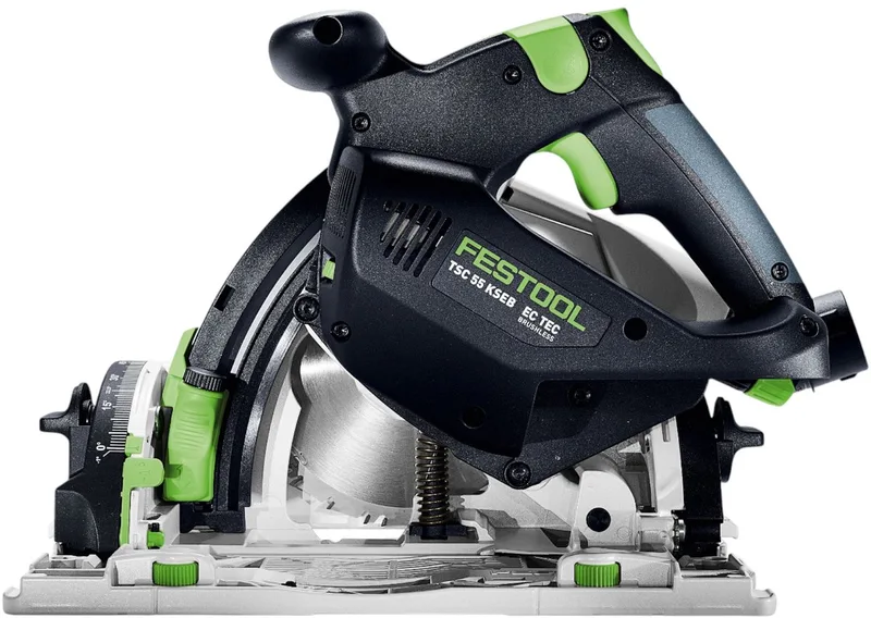 TSC 55 KSEB-Basic accu-invalzaag 18 V 160 mm borstelloos + 2x accu 8,0 Ah + lader + Systainer van Festool – productafbeelding