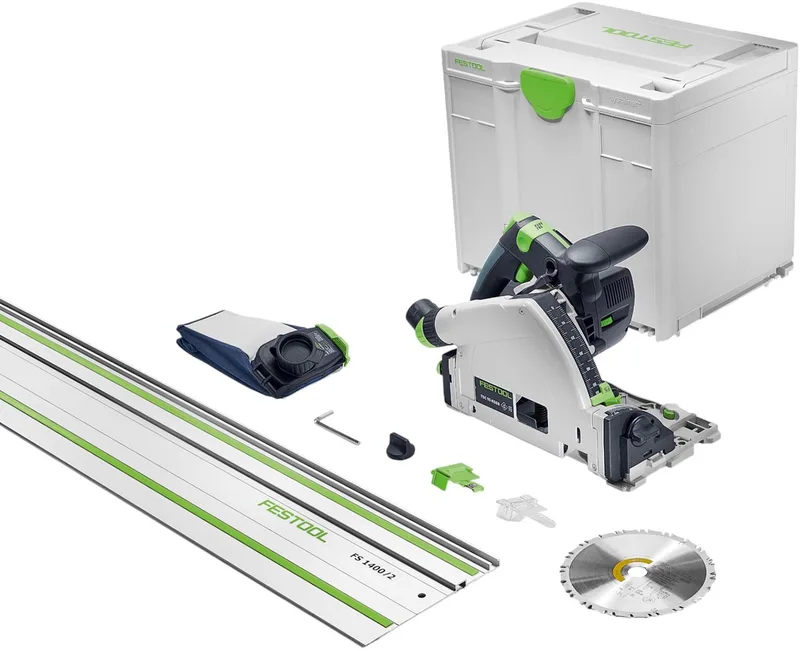 TSC 55 KSEB-Basic-FS Accu invalzaag + geleiderail 18V Basic Body in Systainer - 578826 by Festool – product image