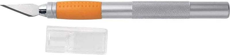 Art Hobbymes - 13cm - Zilver/oranje von Fiskars, Ce:color – Produktbild