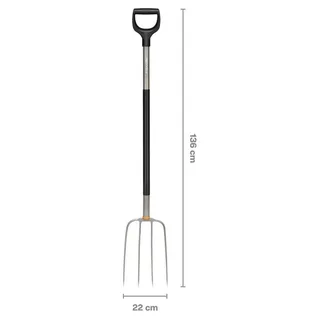 Ergonomic Mestvork - Compostvork - Tuinvork - 136 cm by Fiskars – product image 3 of 6