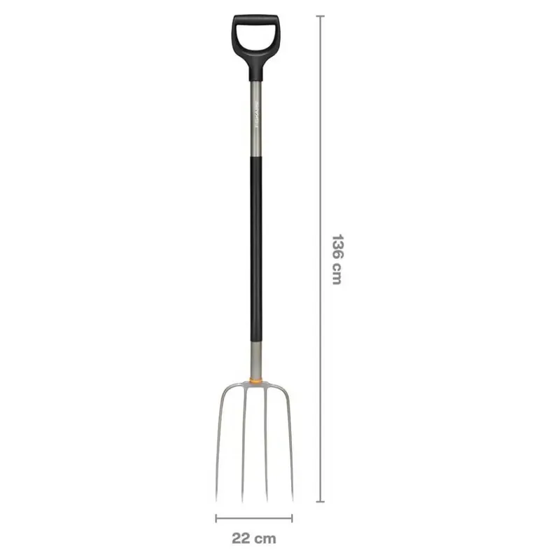 Ergonomic Mestvork - Compostvork - Tuinvork - 136 cm by Fiskars – product image 3 of 6
