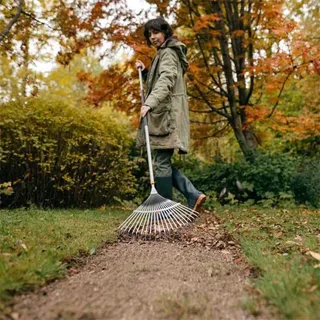 Ergonomic Serie - Bladhark - Ergonomisch Ontwerp - Aluminium Stok - Stalen Tanden de Fiskars – image du produit 5 sur 5