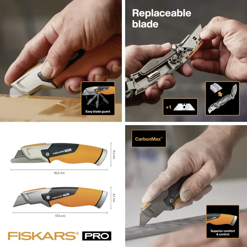 Fiskars 1027222 CarbonMax™ Universalmesser mit feststehender Klinge 1 St. by Fiskars – product image 2 of 3