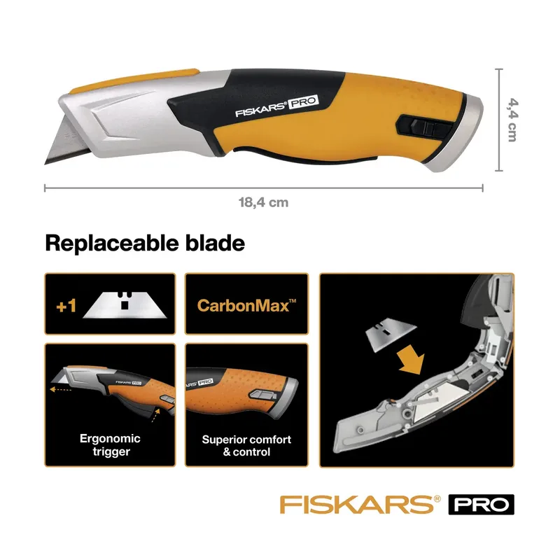 Fiskars 1062938 Pro Sicherheitsmesser 1 St. fra Fiskars – produktbillede 2 af 3