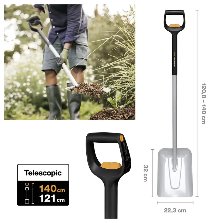Fiskars 1066734 Schep Werkbreedte 223 mm de Fiskars – image du produit 2 sur 2