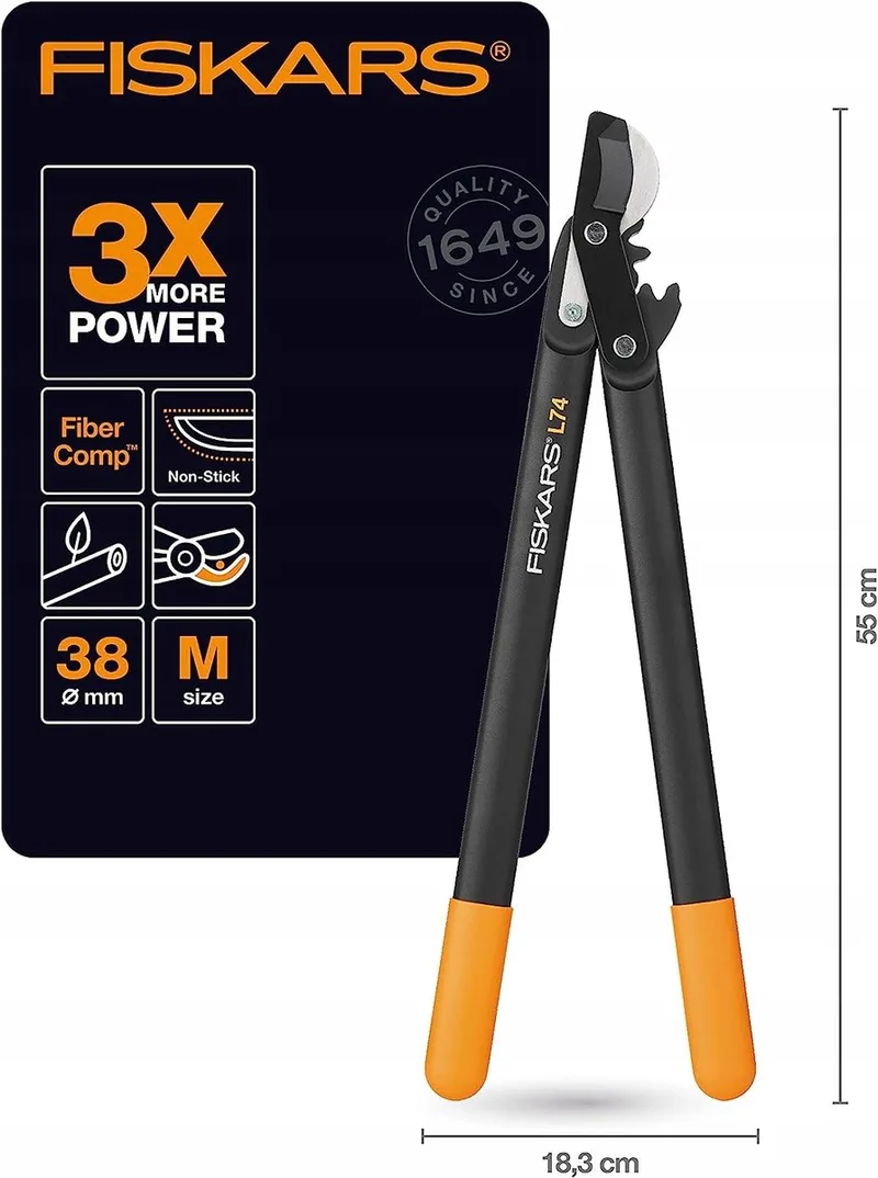 L74 Snoeischaar - Krachtige Tweehandige Snoeischaar by Fiskars – product image