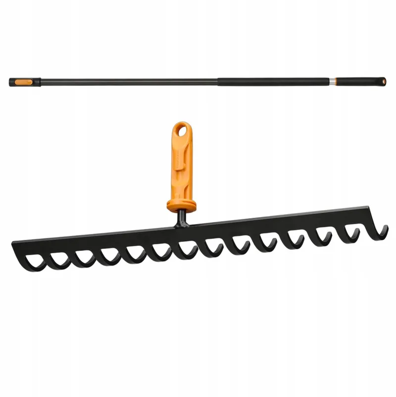 OneClick Telescoopsteel met Metalen Bladhark 14 Tanden by Fiskars – product image