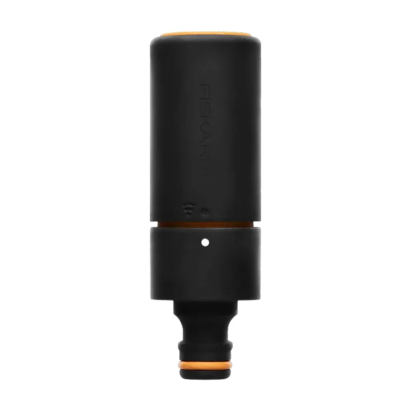 Pistolet d’arrosage, réglable en continu, tête de pulvérisation SoftGrip, taille universelle, 10,7 cm, Ø 3,6 cm, 59 g, noir/orange, 1027088 by Fiskars – product image