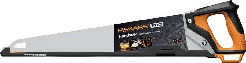 Pro Stroom Tooth Fine-cut hand saw (55 cm 11 TPI) by Fiskars – product image