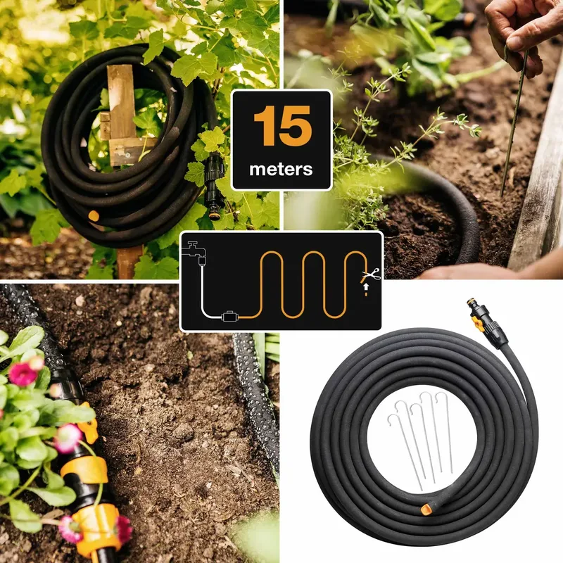Serie - Tuinslang - 15m - UV-bestendig - Op maat te snijden von Fiskars – Produktbild 2 von 3