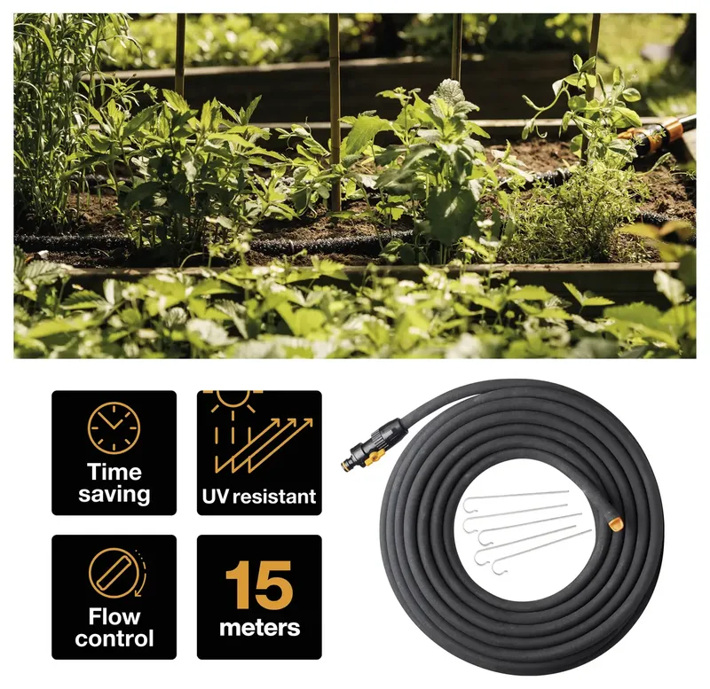 Serie - Tuinslang - 15m - UV-bestendig - Op maat te snijden von Fiskars – Produktbild 3 von 3