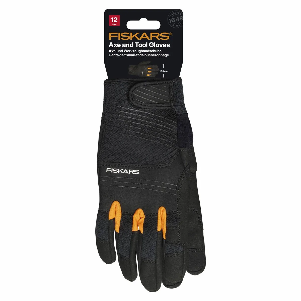 Serie - Werkhandschoenen - Bescherming - Comfort - Touchscreen Compatibel van Fiskars, Oranje, 12 – productafbeelding