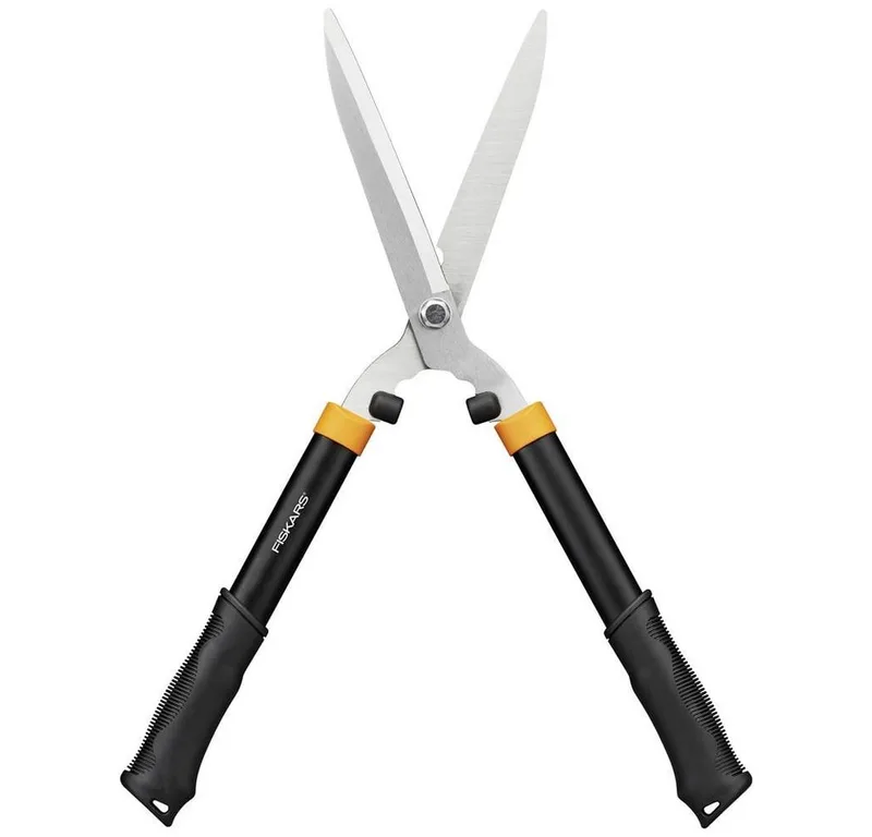 Solid™ Heggenschaar Handmatig - Bladen van Gehard staal - voor Heggen en Struiken - 55,5 cm - HS21 van Fiskars – productafbeelding 2 van 3