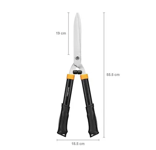 Solid™ Heggenschaar Handmatig - Bladen van Gehard staal - voor Heggen en Struiken - 55,5 cm - HS21 van Fiskars – productafbeelding 3 van 3
