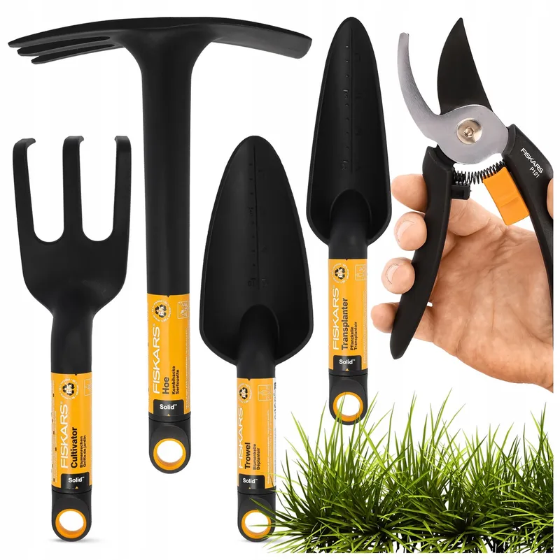 Tuin Toolkit 5 Delen: Snoeischaar, Schepjes, Krabber, Schoffel by Fiskars – product image