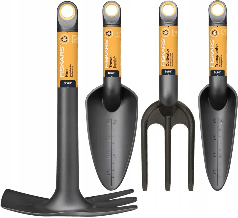 Tuingereedschap Set: Schep, Hark, Schoffel, Klauwen (4 stuks) by Fiskars – product image