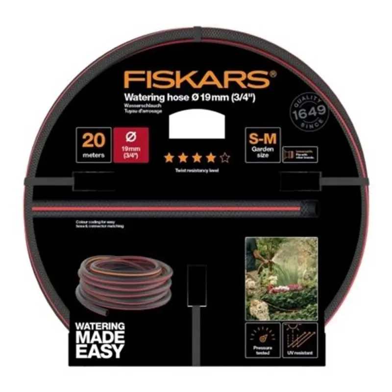 Tuyau D´arrosage Q4 19 Mm 20 M van Fiskars – productafbeelding
