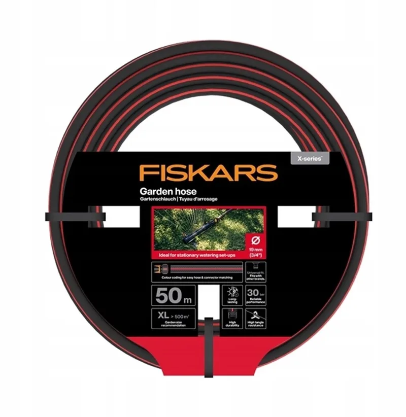 X-Series Tuinslang 19mm 3/4" 50m - Duurzaam en Flexibel by Fiskars – product image