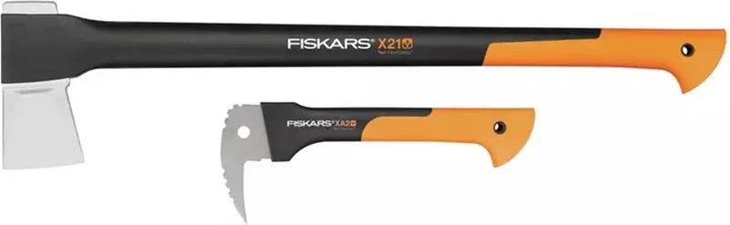 X21 Bijl Met XA2 Pikhaak Set - Houtbijl - 2 in 1 - Handsappie - WoodXpert de Fiskars – image du produit