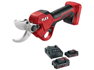 Akku-Astschere GPS 35 18-EC van Flex, Rood, Zwart – productafbeelding 1 van 5