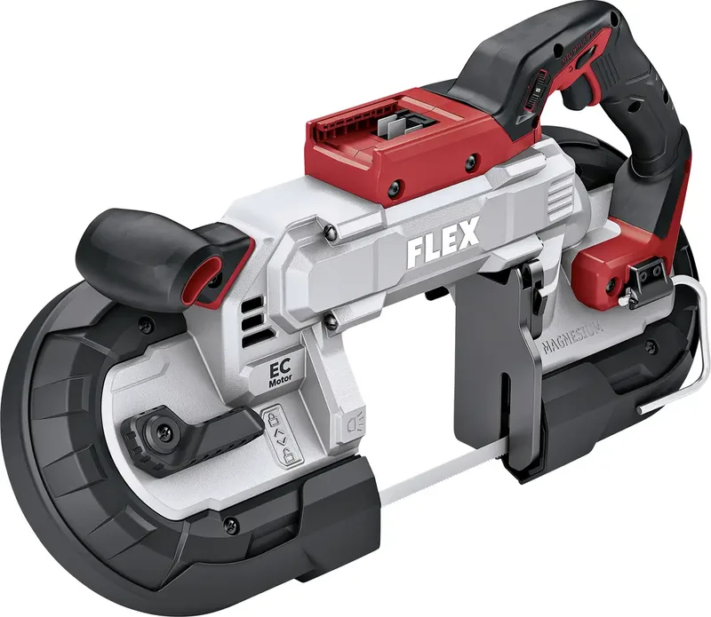 Akku-Bandsäge SBE 127 18-EC Schnitttiefe (max.) 127 mm Sägeblatt-Länge 1140 mm von Flex – Produktbild