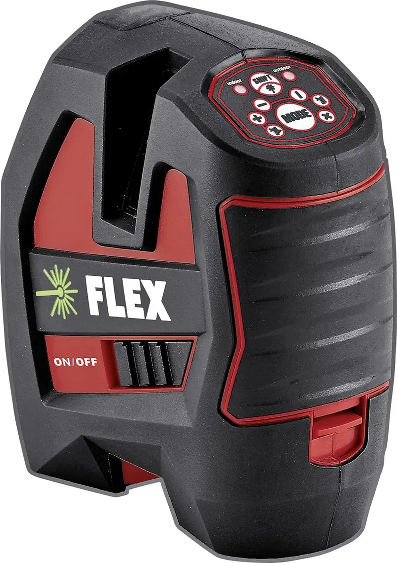 ALC 3/1-G/R Kreuzlinienlaser selbstnivellierend Reichweite (max.): 20 m von Flex – Produktbild