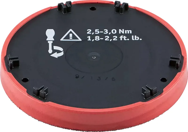 Backingplate - Steunschijf Met Klittenband Gedempt Voor XFE 7-15 / XFE-15, XCE - BP-M/R D125 XCE/XFE - Diverse Keuzes - 125mm van Flex – productafbeelding