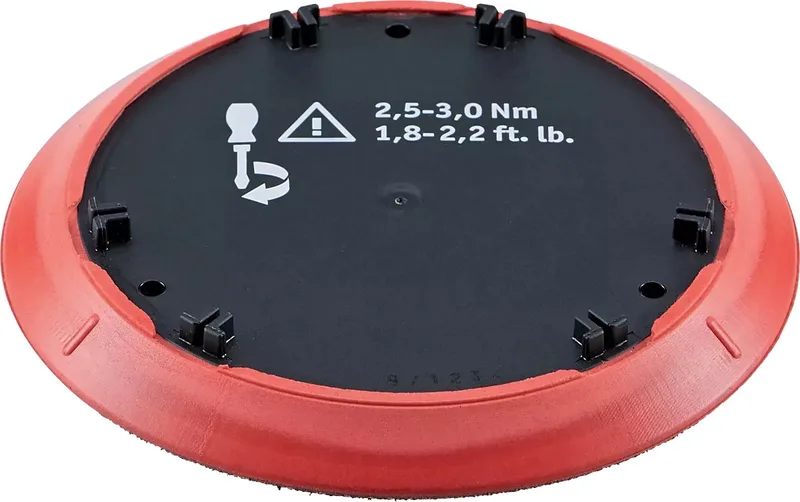 Backingplate - Steunschijf Met Klittenband Gedempt Voor XFE 7-15 / XFE-15, XCE - BP-M/R D125 XCE/XFE - Diverse Keuzes - 150mm de Flex – image du produit