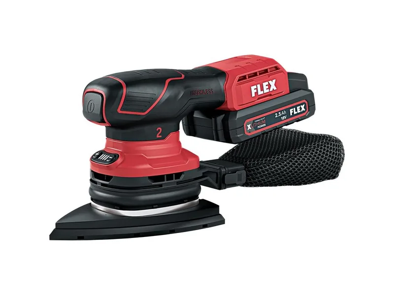 Deltaschleifer ODE 2-100 18-EC, max. 10000 U/min de Flex, Rouge, Noir – image du produit 4 sur 5