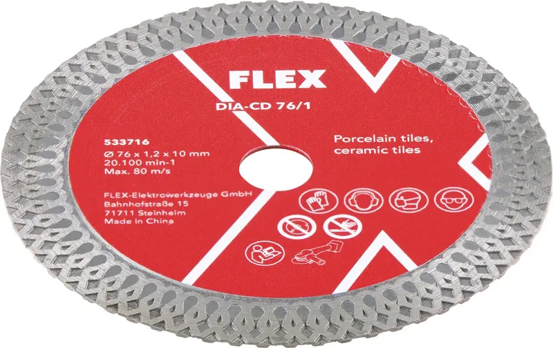 DIA-CD 76/1 533716 Diamanttrennscheibe 76 mm 1 St. by Flex – product image