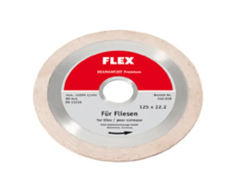 Flex 349038 Diamanttrennscheibe Durchmesser 125 mm Bohrungs-Ø 22.2 mm Fliesen, Marmor, Granit 1 St. de Flex – image du produit