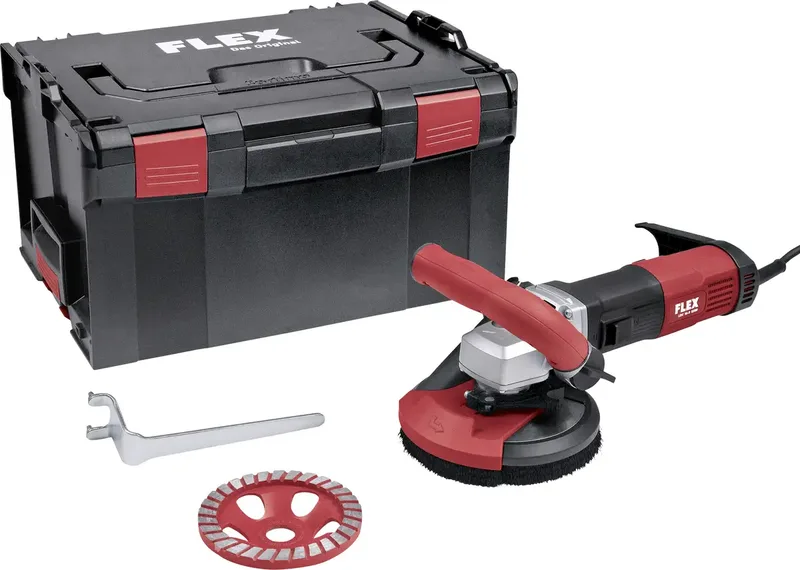 LDE 16-8 125 R,Kit TurboJet II 504963 Multischuurmachine 1600 W 125 mm Ø 125 mm Incl. accessoires fra Flex – produktbillede 1 af 3