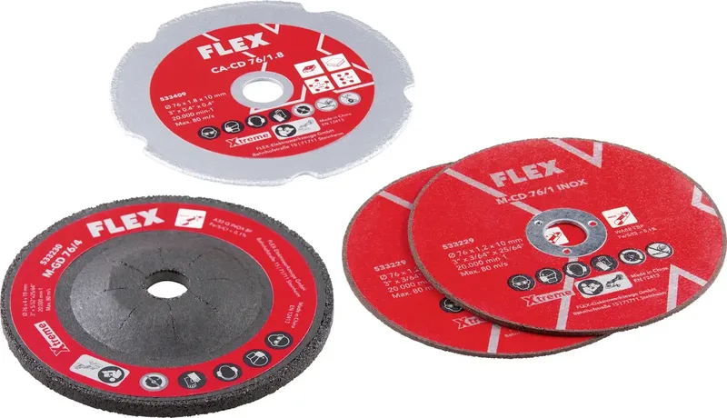 S-Set LBE76 533228 Trennscheiben-Set 76 mm 1 St. by Flex – product image
