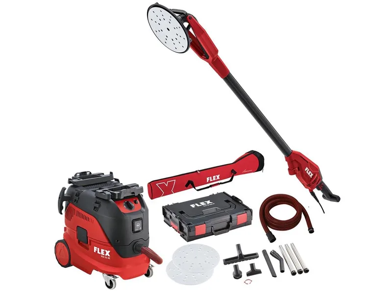 Trockenbauschleifer GE 6 X-EC, max. 8500 U/min by Flex, Red, Black – product image 1 of 4