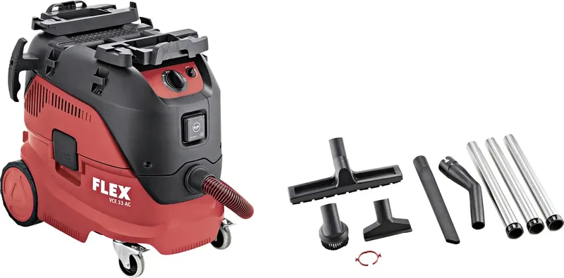 VCE 33 L AC-Set 230/CEE 465674 Nass-/Trockensauger 1200 W 30 l automatische Filterreinigung van Flex – productafbeelding