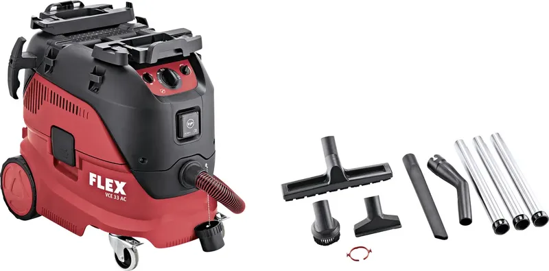 VCE 33 M AC-Set 230/CEE 465682 Nass-/Trockensauger 1200 W 30 l Staubklasse M zertifiziert de Flex – image du produit