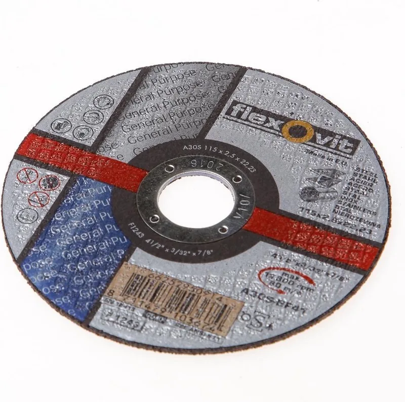 Doorslijpschijf vlak roestvaststaal A 30 S-BF41 115 x 2.5 x 22mm de Flexovit – image du produit