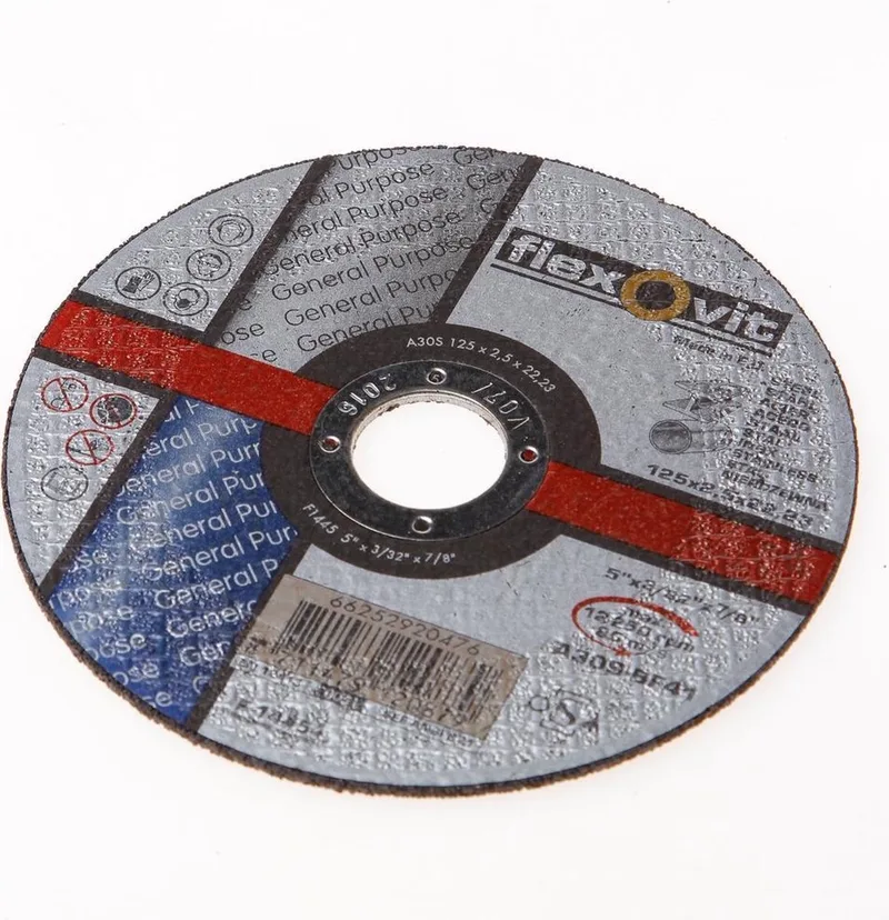 Doorslijpschijf vlak roestvaststaal A 30 S-BF41 125 x 2.5 x 22mm de Flexovit – image du produit