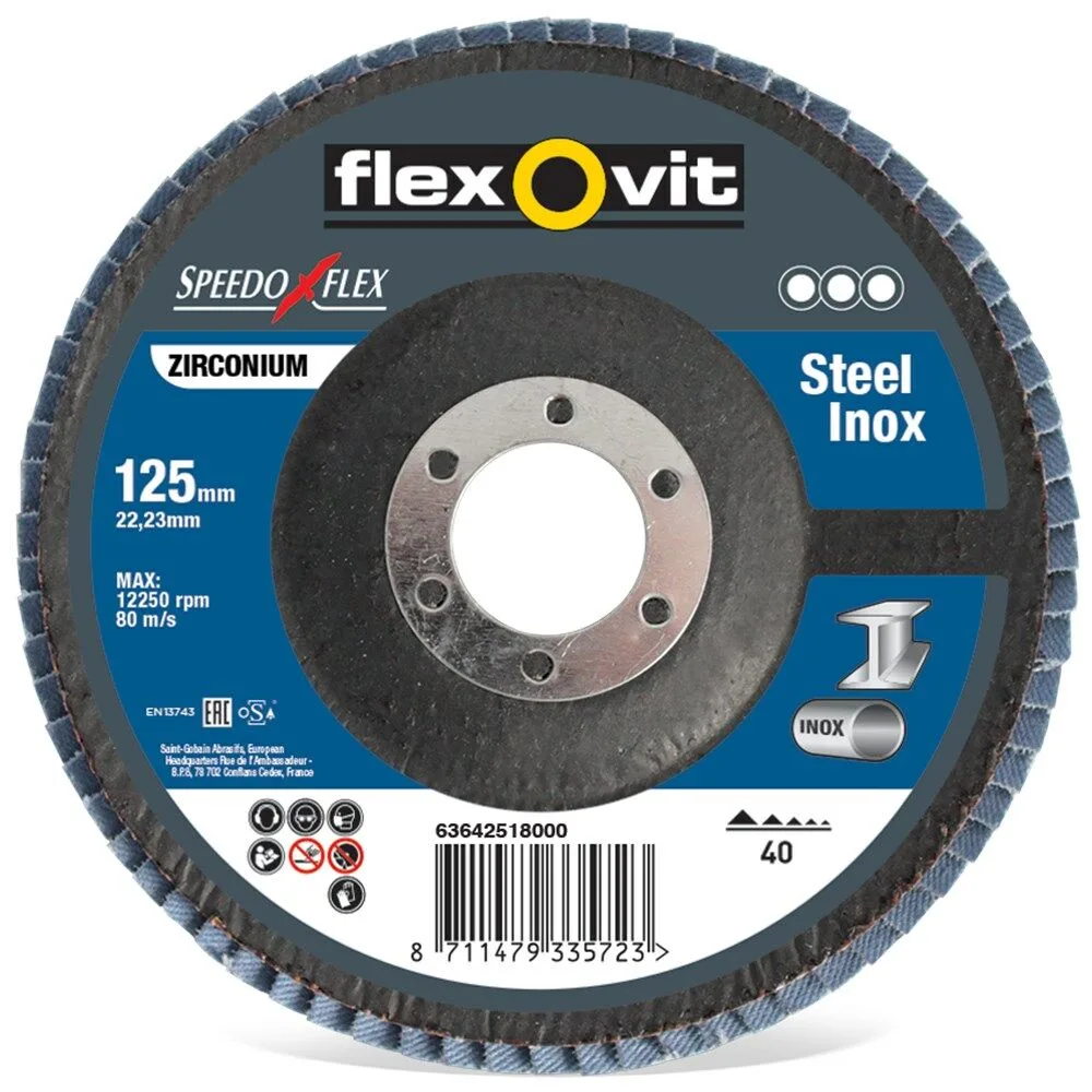 VLAKLAMELSCHIJF 125X22 P80 by Flexovit – product image