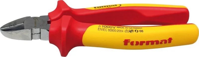 Afstrip-zijsnijtang 2-componenten greep VDE 160mm de FORMAT, Jaune – image du produit