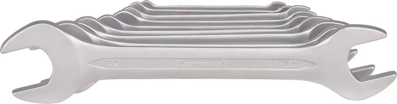 Dubbele steeksleutel CV-staal DIN 3110 6-32mm 9-delig FORMAT de FORMAT – image du produit