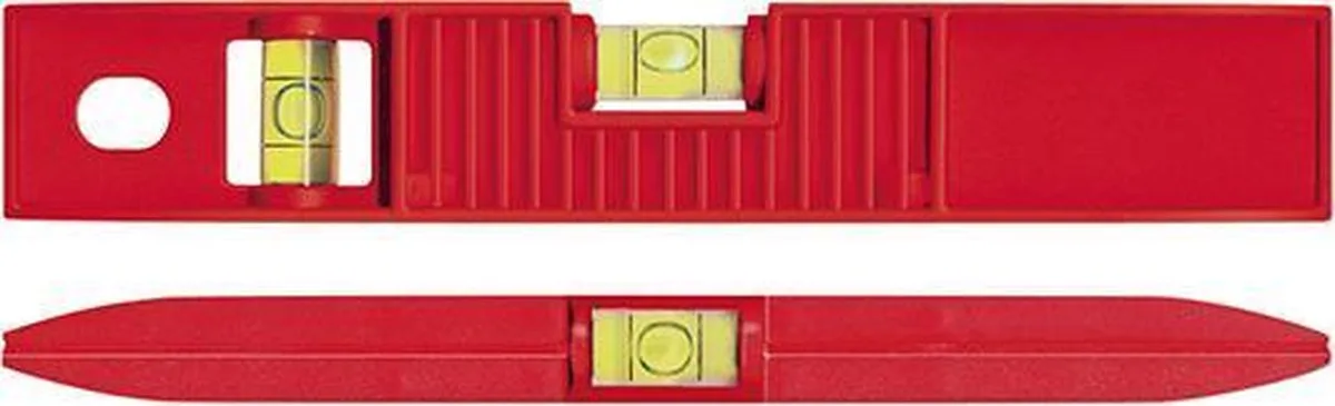 Elektricien-waterpas 25 cm van FORMAT, Rood – productafbeelding