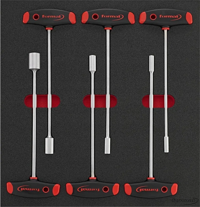 FORMAAT Doppellangschlüssel-Steckschlüssel-Modul 2/3, 6-delig de FORMAT – image du produit