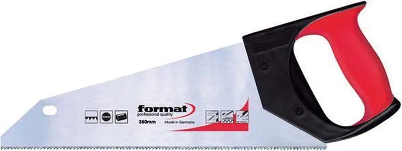 Handzaag 2-componenten-grepen 12 tanden/inch 350mm de FORMAT – image du produit